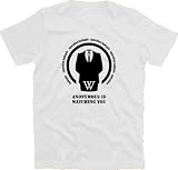 Buy : WIKILEAKS OPERATION LEAKSPIN - ANONYMOUS IS WATCHING YOU T-Shirt
