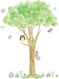 Brewster WPK98842 Wall Pops for Baby Peel and Stick Treehouse Wall Art Kit, 2-Sheets