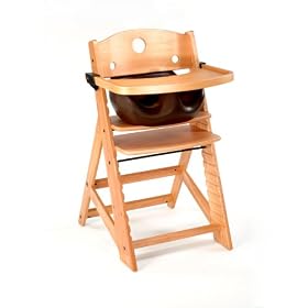 Keekaroo High Chair and Infant Insert Tray, Chocolate
