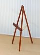 Dollhouse Miniature Wood Easel in Cherry