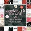 DCWV Scrapbook Kit in a Stack - Love (12")
