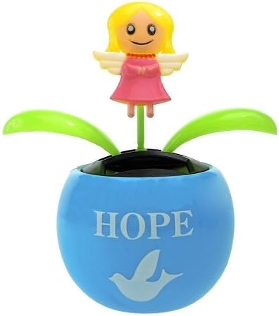 Solar Powered Dancing Angel in Flower 6 Pack