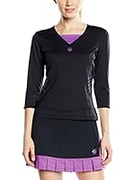 K-Swiss Camiseta Manga Larga Bigshot II (Negro)