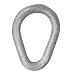 Campbell 821-G 1/2" Drop-Forged Carbon Steel Weldless Sling Link, Hot Galvanized, 2900 lbs Load Capacity