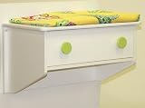 Berg Oslo Changing Table (Attaches to Either End of Crib) White/Lime