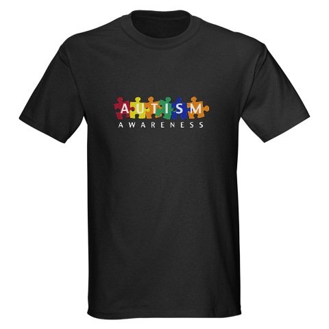 Autism Awareness Puzzle - Dark T-Shirt