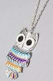 *Accessories Boutique The Enamel Owl Necklace,Jewelry for Women 41GxhjDNGoL. SL160 *Accessories Boutique The Enamel Owl Necklace,Jewelry for Women