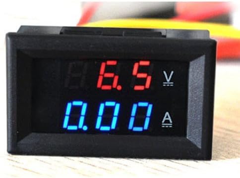 Wasooo (TM) Digital DC VA Amp Volt Ammeter Voltmeter 200A Dc 4.5-30v Red & Blue Led Dual Panel Volt Amp Combo Meter + 200A/75mv Shunt Selling By Wasooo