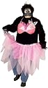 Gorilla Pink Ballerina Funny Adult Mens Halloween Costume Goofy Comedy Drag Cross Dress Outfit