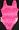 Hot Pink Crazy Squares