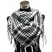 Classic Arab Kafiyah Kaffiyeh - White and black Image