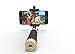 PerfectDay Foldable QuickSnap Self-portrait Monopod Extendable Bluetooth Selfie Stick with built-in Remote Shutter w/ Adjustable Phone Holder for iPhone 6s, iPhone 6 Plus 5 5s 5c, Android