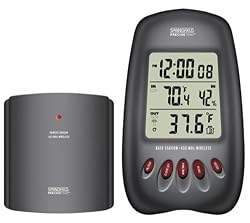 Springfield 91655 Wireless Digital Outdoor Thermometer with Hydrometer and Clock