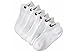 Nike Kids Quarter Length Performance Boys 6-Pair Socks (Shoe Sz 9C-13C - Sock Sz 5-6, White)