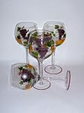 The Mediterranean Collection-Set of 4 Wine Glasses