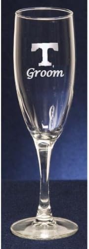 University of Tennessee Groom Toasting Flute
