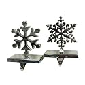 - 2 Pk Stocking Holders-Snowflakes