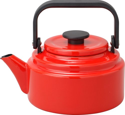 野田琺瑯 電磁調理器対応 アムケトル 2.0Ｌ レッドAM-20K