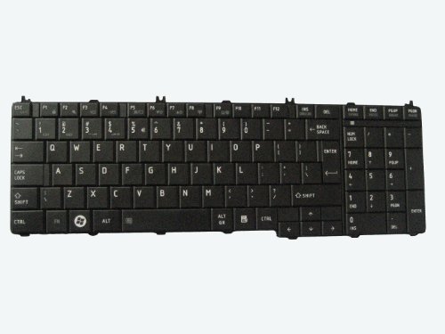 LotFancy New Black keyboard for Toshiba Satellite L755 L755D Series Laptop / Notebook US Layout