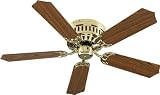 Broan 52inch, Brass with Teak Blades