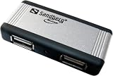 USB Mini Hub AluGear 4 Ports