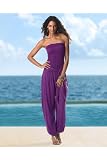 Newport Harem-Leg Sash-Tie Bandeau Jumpsuit