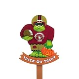 Pack of 2 NFL San Francisco 49ers Frankenstein Halloween Wooden Lawn Stakes 30"