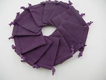 12 Purple Velour (Velvet) Drawstring Pouch (2 12 Purple Velour (Velvet) Drawstring Pouch (2
