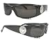 Versace 4044B Sunglasses Sun Glasses Designer Medusa Crystals Rhinestones Sparkling Unisex Shades, GB1/87 Black