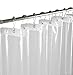 Mrs.Awesome PEVA Mold & Mildew Resistant Odorless Shower Curtain or Liner made from PVC-free -70X72 - Non Toxic, Eco-Friendly, PVC-free, Rust Proof Grommets, 3 magnets at bottom. (Clear)
