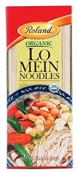 Roland Lo Mein Noodles, Organic, 12.8-Ounce Package (Pack of 30)
