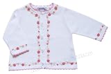 Fine Knit Flower Decorated Cardigan