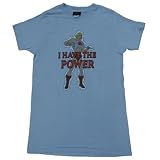 HE-MAN I HAVE THE POWER Sky Blue Soft Cotton Tee Licensed at Blue Devil Clothing