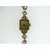 Vintage/Antique watch: Women's Wittnauer 14k White Gold and Diamond Watch ca. 1940s