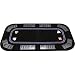 New JPC 3 In 1 Poker Craps & Roulette Folding Table Top W/ Cup Holders Smooth Playing Surface