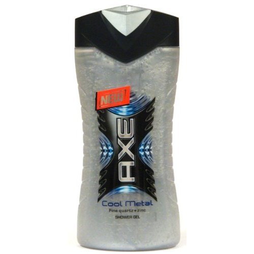AXE SHOWER GEL COOL METAL 250 250ML/8.45 OZ (Pack of 6)