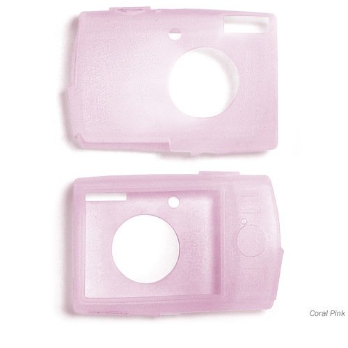 Electronics: Canon PowerShot SD870 IS FlexiSkin   The Soft Low Profile Case  Coral Pink 
