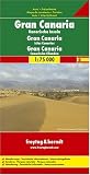  : Gran Canaria. Autokarte. 1:75 000.: Kanarische Inseln. Auto- und Wanderkarte. Touristische Informationen, Naturschutzgebiete, Wanderwege