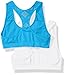Fruit of the Loom Women's 2-Pack Crochet Back Seamless Sports Bra – All-Day Comfort & Support