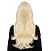 YOPO Halloween Wig Long Wavy Curly Hair Wigs for Women Synthetic Cosplay Costume Party Wig, Full Wig, 28'' Hair Wigs with Bangs, Heat Resistant, Daily Use, Free Cap & Hair Pins