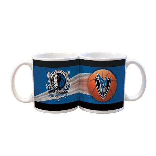 NBA Dallas Mavericks 2 Pack 11oz White SportsBall Mug