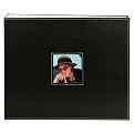Leather D-Ring Album 12"X12"-Black
