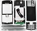 Apparel : OEM Original Black T-Mobile RIM BlackBerry Pearl 8100 Full Complete Housing Case Cover Faceplate with Lens Plastic Screen Keypad Side Buttons TrackBall