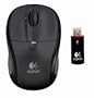Logitech V220 optische Notebook Maus schnurlos schwarz