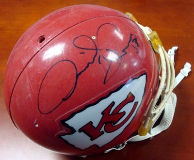 Derrick Thomas Autographed/Hand Signed KC Chiefs Full Size Riddell Authentic Helmet PSA/DNA #K76805