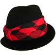 Christys Crown "Chilly" Womens Assymetrical Rakish Cut Wool Felt Fedora Crease Top Bowler Christy's Limited Edition