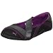 PUMA Kids' Arayla Shimmer Ballet Flat,Black/Dark Shadow/Hollyhock,4 M US Toddler