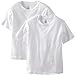 Calvin Klein Underwear Big Boys' 2 Pack T-Shirt,White,Small 6/7