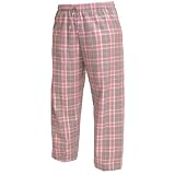 Pink Gray Sparkle Glitter tartan plaid check tie cord flannel cotton pants for lounging, sleep, sports. Unisex relaxed fit, available in 3 Youth sizes