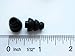 6pcs Small (S) Black Soft Triple Flange Replacement Eartips Earbuds Set Compatible with Sennheiser IE Series, CX Series, CXC Series, CXL Series, OCX Series, and MM Series in Ear Earphone Headsets